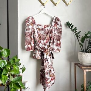 Cara Cara Lauren Top in Jacobean Ivory